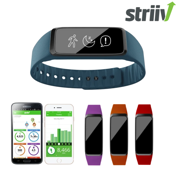 Striiv Fusion Activity Tracker and Smartwatch with 3 Bonus Bands