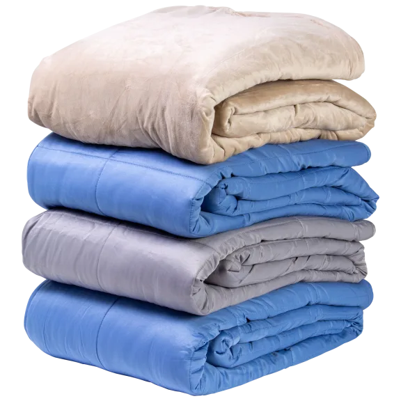 Plush Weighted Blanket with Cover
