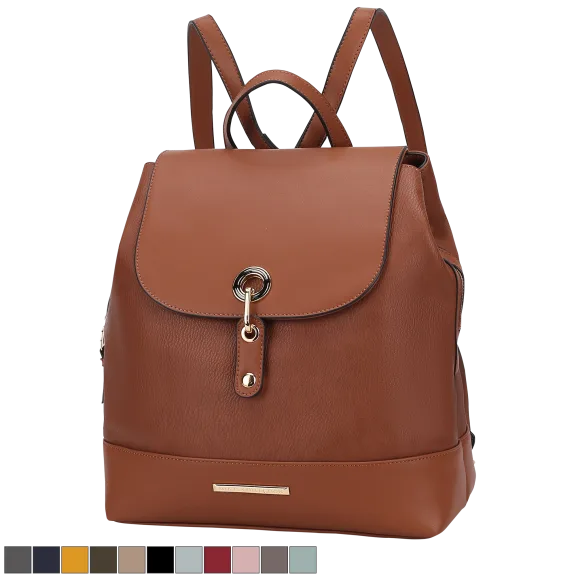 MKF Collection Laura Vegan Leather Backpack