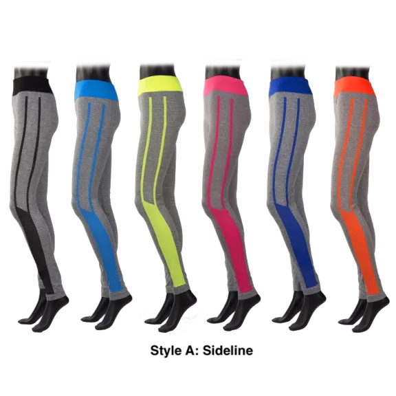 2-Pack: Yuna Sport Leggings (One Size Fits All)