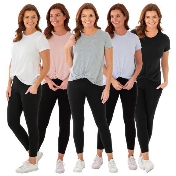 2-Pack: Marc New York Performance T-shirt with Front Twist