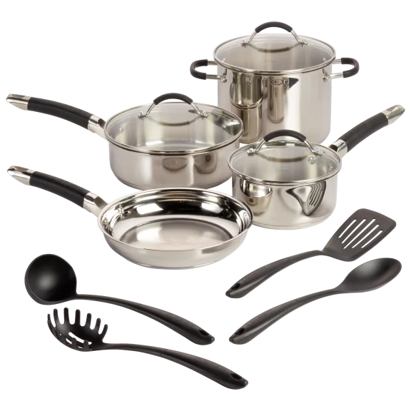 Cuisinart 11-Piece Pro Classic Stainless Steel Cookware Set with Tools