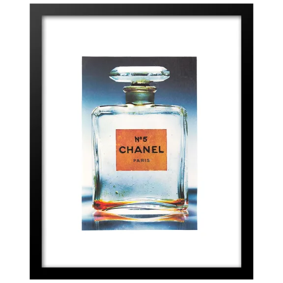 Fairchild Paris Chanel No5 Perfume Bottle - 14" x 18" Framed Print