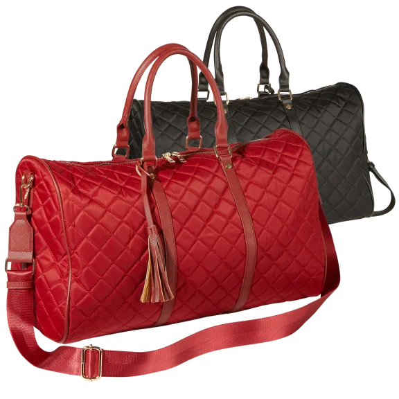 Heidi & Oak Quilted Nylon Duffel
