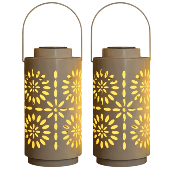 The Solar Powered Flower Lanterns