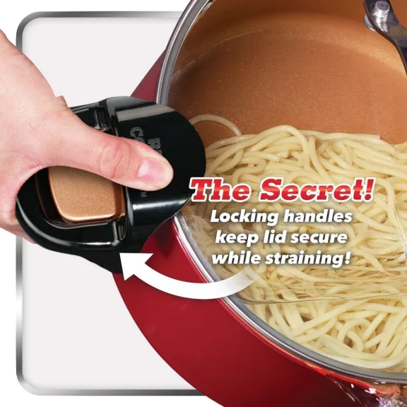 ASOTV Red Copper Better Pasta Pot