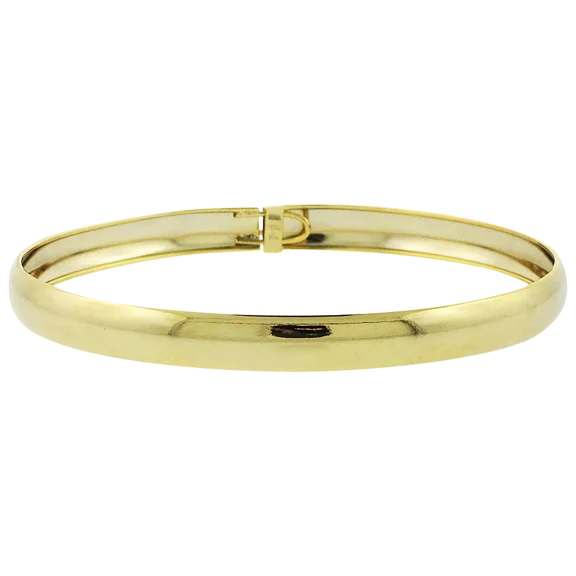 Designs by FMC 14K Gold Plated Sterling Silver 8" Flex Bangle