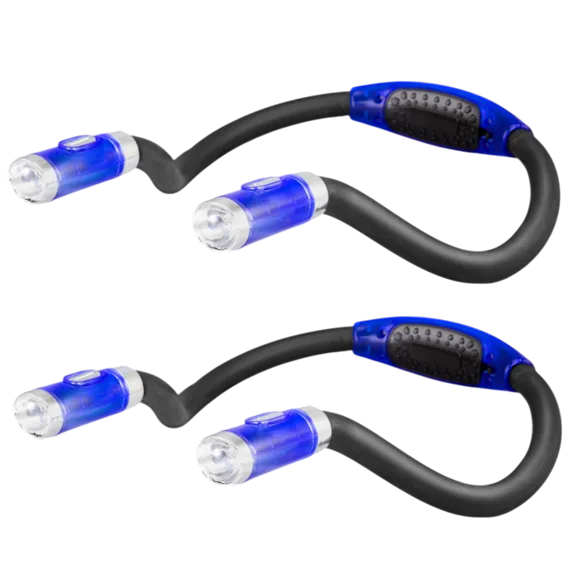 2-Pack: Total Vision Flexi-Reader Hands-Free LED Neck Lights