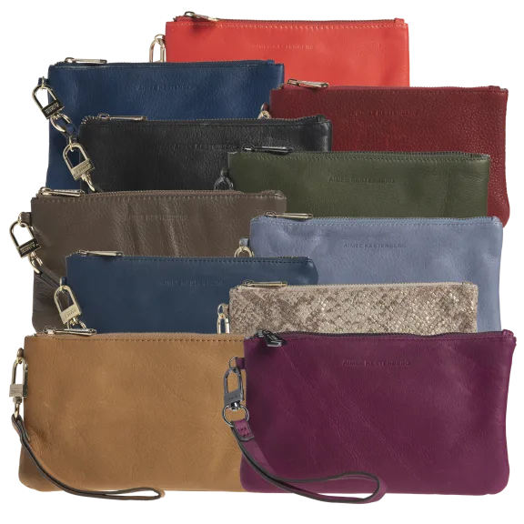 Aimee Kestenberg Genuine Leather Charging Wristlet