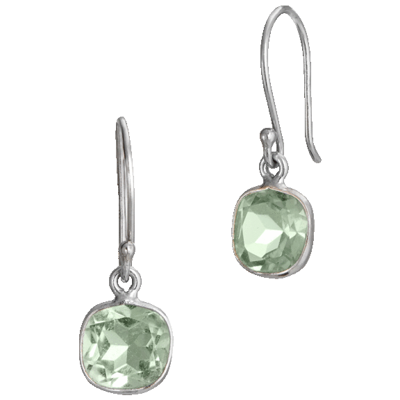Savvy Cie Sterling Silver and Genuine Gemstone Earrings