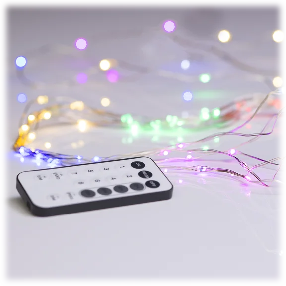 Darice Moon Lights 60ct Multi Color with Timer