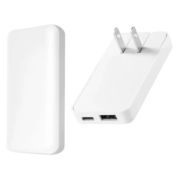 2-Pack: Infinite Basics Ultra-Slim 30W USB-C & USB-A Dual-Port Fast Charger