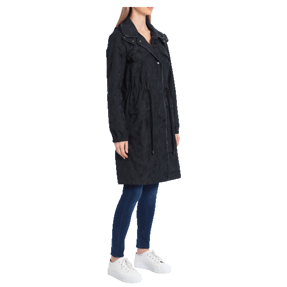 Avec Les Filles Star Camo Jacquard Rain Anorak