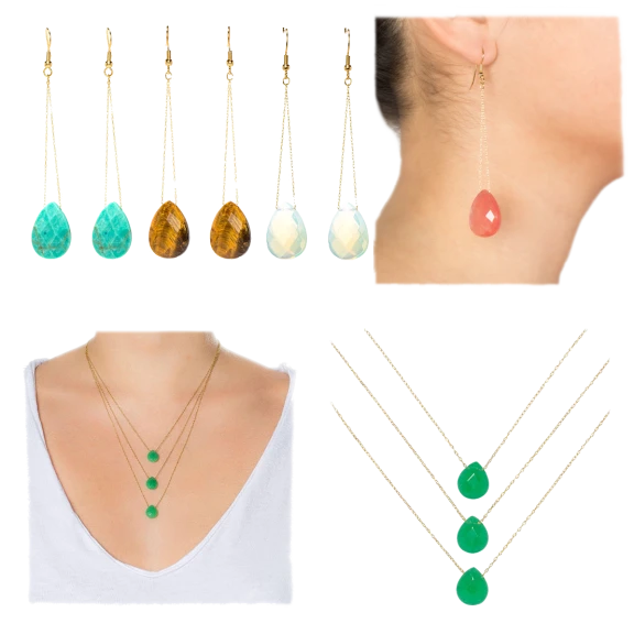 Monique Leshman Earrings and Necklace