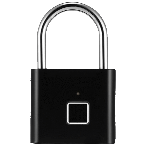2-Pack: Titan One Touch Ai Fingerprint Padlock