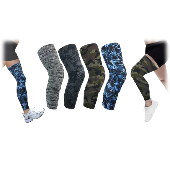 Extreme Fit Leg Compression Sleeve with Padded Knee Support