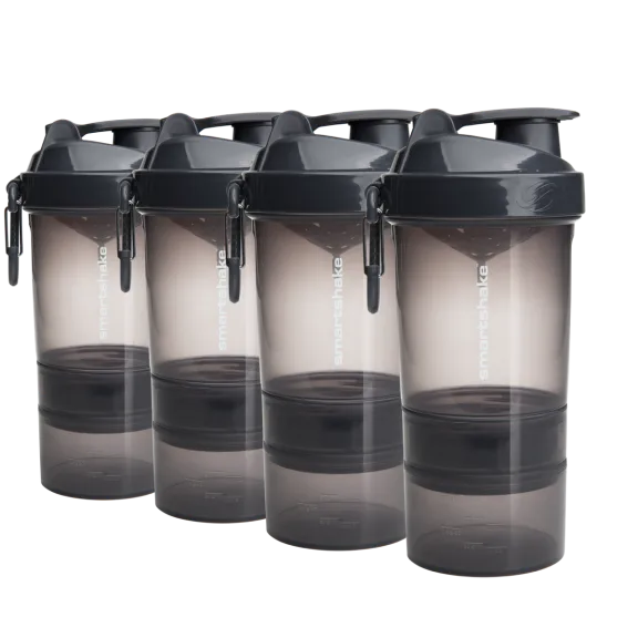 4-Pack: SmartShake Hydration & Snack Bottle Bundle