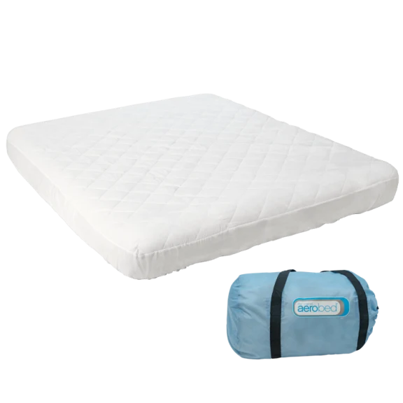 Aerobed Inflatable Queen Mattress with Built-in Pump and Mattress Pad