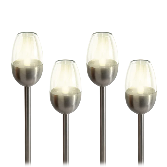 4-Pack: Brookstone Candle Stake Lights