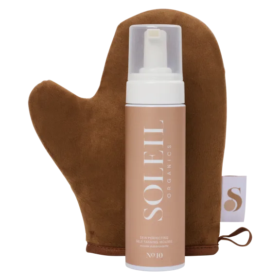Soleil Organics No.10 Mousse and Mitt Dual Action Self Tanning Set