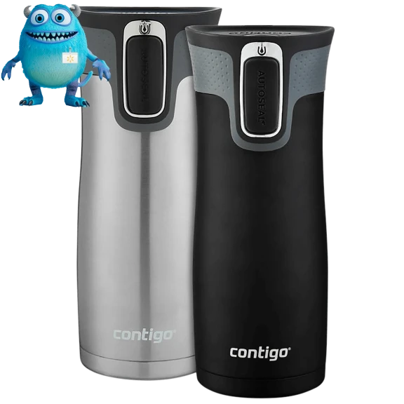 Contigo 2-Pack 16-Ounce West Loop Stainless Steel Vacuum Insulated Travel Mugs