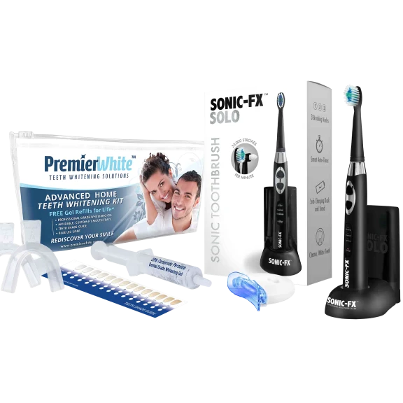 Sonic-FX Solo Total Care Electric Toothbrush and Whitening Kit Bundle