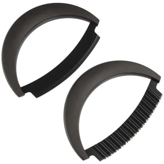 Kuhn Rikon 2-Piece Crinkle and Mezzaluna Knife Set