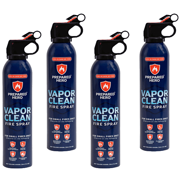 Prepared Hero Vapor Clean Fire Spray