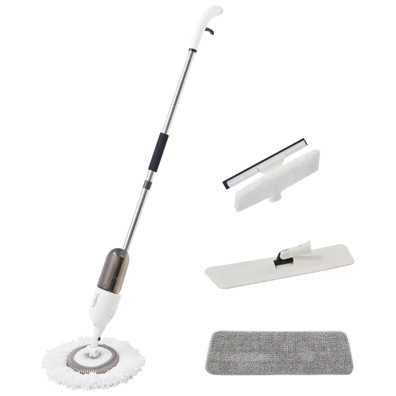 True & Tidy SPRAY-360 Spray Mop with Refillable Bottle