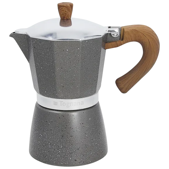 Tognana Wood & Stone 6-Cup Espresso Cuban Coffee Maker