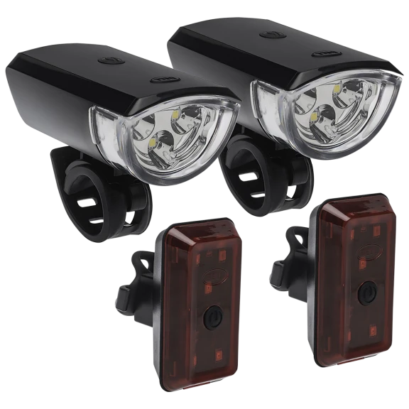2-Pack: Bell Lumina 550 Hi-Lumen Front & Rear Bike Light Set