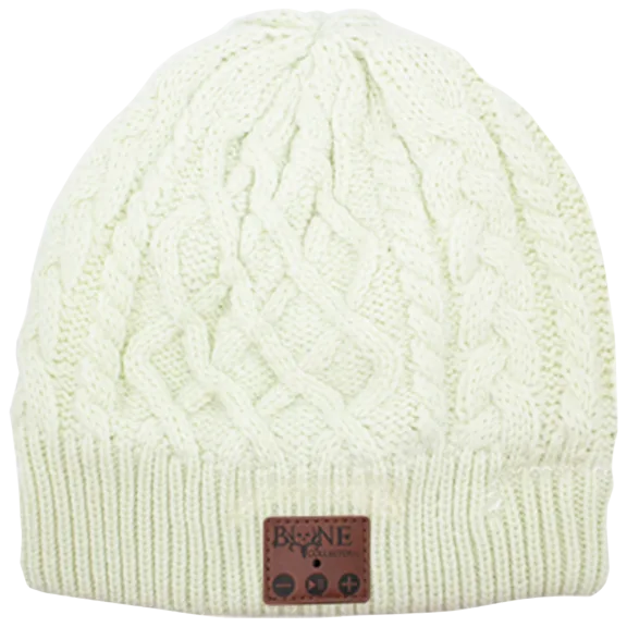 Bone Collector Cream Bluetooth Beanie