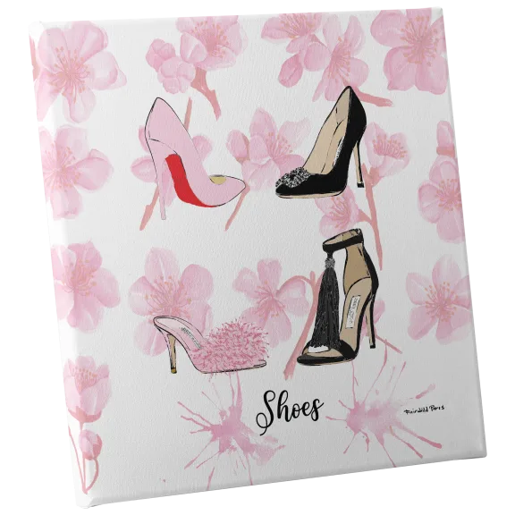 Fairchild Paris Fashion Shoes Canvas - 30" x 30"