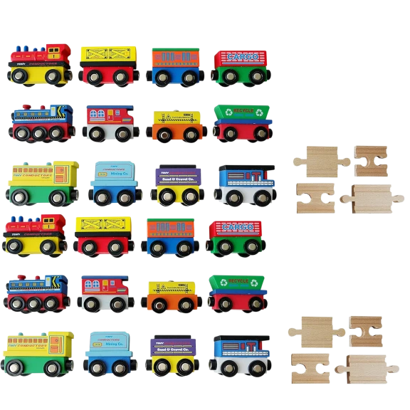 2-Pack: DynaMax Train Toy Railroad Set