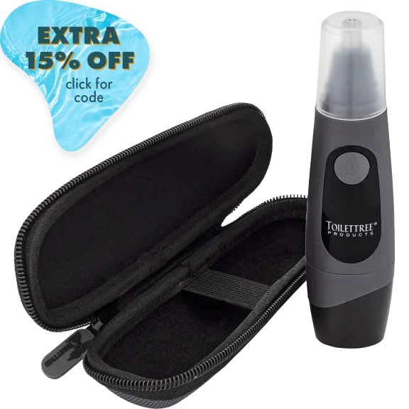 ToiletTree Products Nose And Ear Hair Trimmer with Led Light & Travel Case