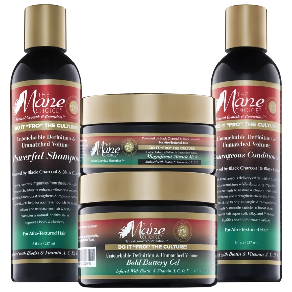 The Mane Choice Do It "FRO" The Culture Definition & Volume 4-Piece Bundle