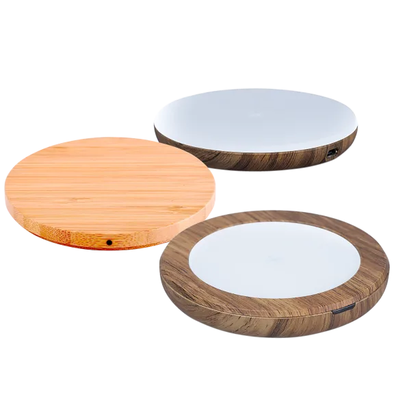 Gabba Goods Premium 10W Wood Rapid Wireless Charging Pad