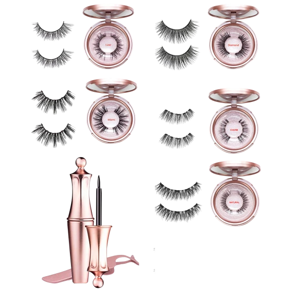 Magnetic Eyeliner with 3D Magnetic Eyelashes Kit