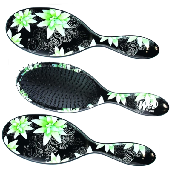3-Pack: Wet Brush Pro Night Floral Detangling Hair Brushes