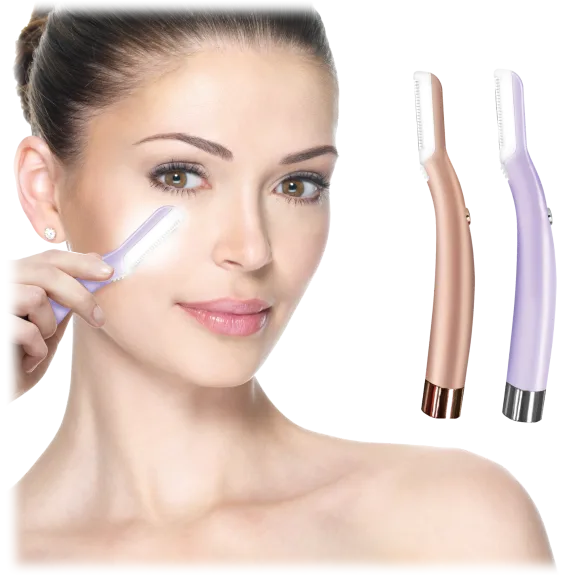 Vivitar Dermaplaning Facial Exfoliation and Hair Remover Tool with Light