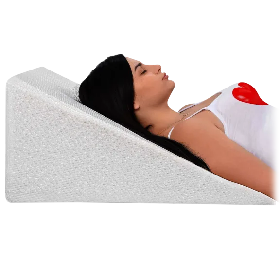 Abco Tech Bed Wedge Pillow with Memory Foam Top