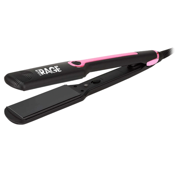 Hair Rage 1.5-Inch Flat Iron Feather Light with Professional Ionic Technology
