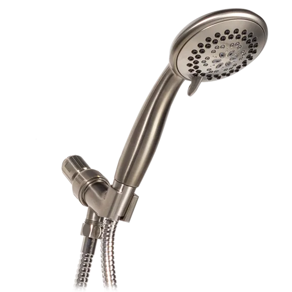 AquaPlumb 6-Function Massage Hand Shower in Satin Nickel