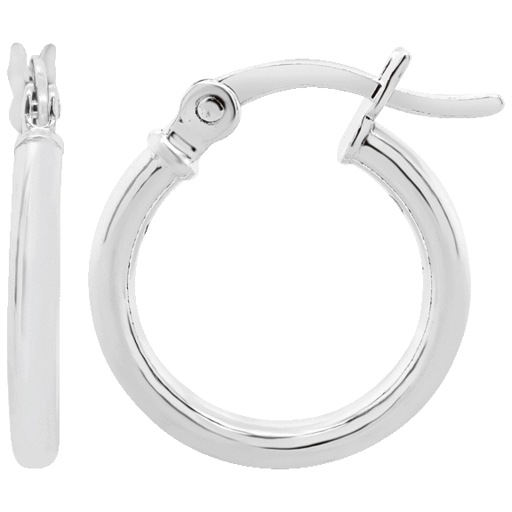 14 mm Classic Hoop Earrings
