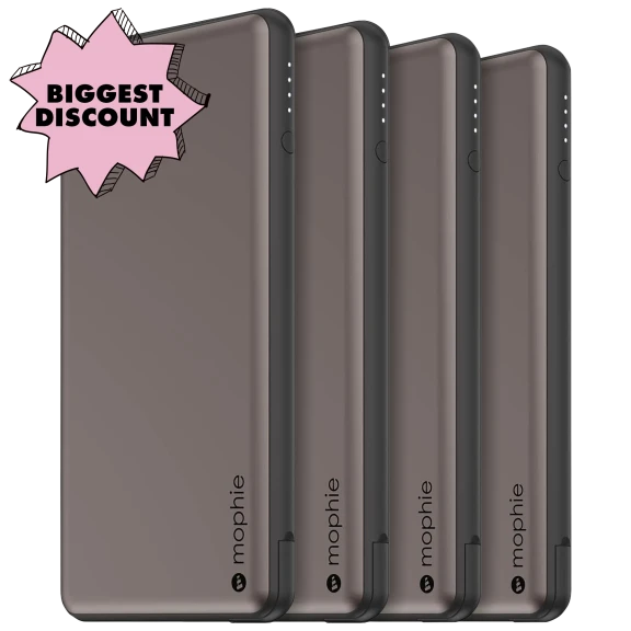 4-Pack: Mophie Powerstation Plus 18W PD 6,000mAh USB-C Charger (Refurbished)