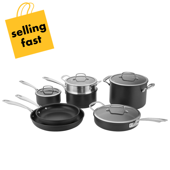 Cuisinart 11-Piece Hard Anodized Nonstick Cookware Set