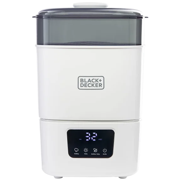 Black+Decker Large Capacity Baby Bottle Sterilizer