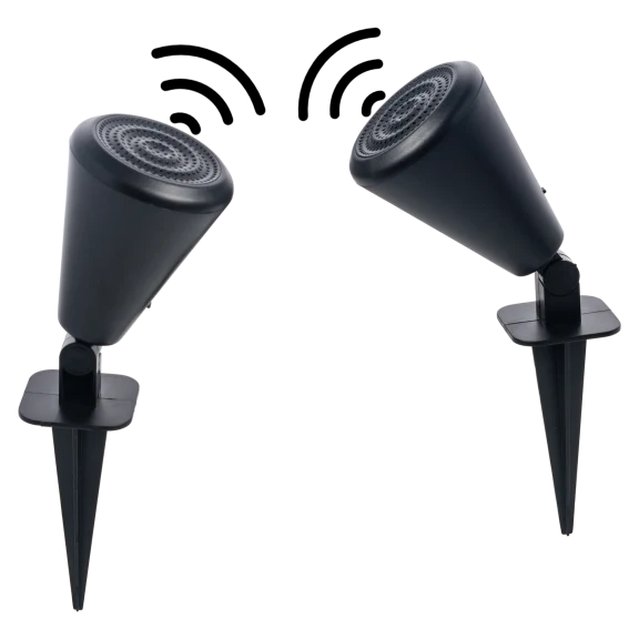 2-Pack: Vivitar Bluetooth Stereo Sound Lawn Speakers