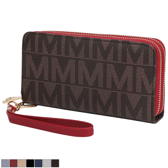 MKF Collection Danielle Milan M Signature Wallet Wristlet by Mia K.