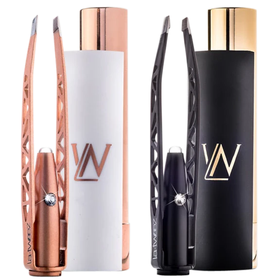 2-Pack: LaTweez Illuminating Tweezers